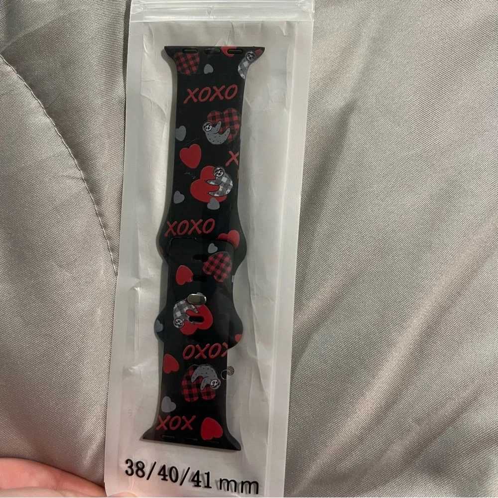 ❗️BOGO❗️ Plaid sloth Apple Watch band (38/40/41mm)